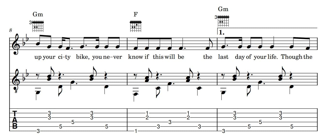 Last Day Of Your Life | Maja Roedenbeck: Lyrics, Chords, Vocals & Guitar Tab
